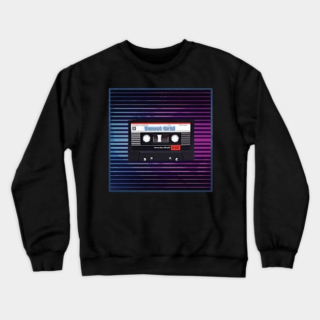 Now On Tape Crewneck Sweatshirt by bluescreen